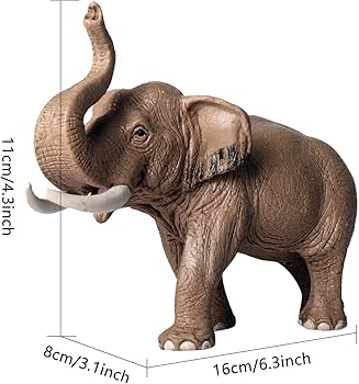 リアルな象のフィギュア 約30cm Amazon.co.jp: のための象モデル | リアルなアフリカゾウのフィギュア
