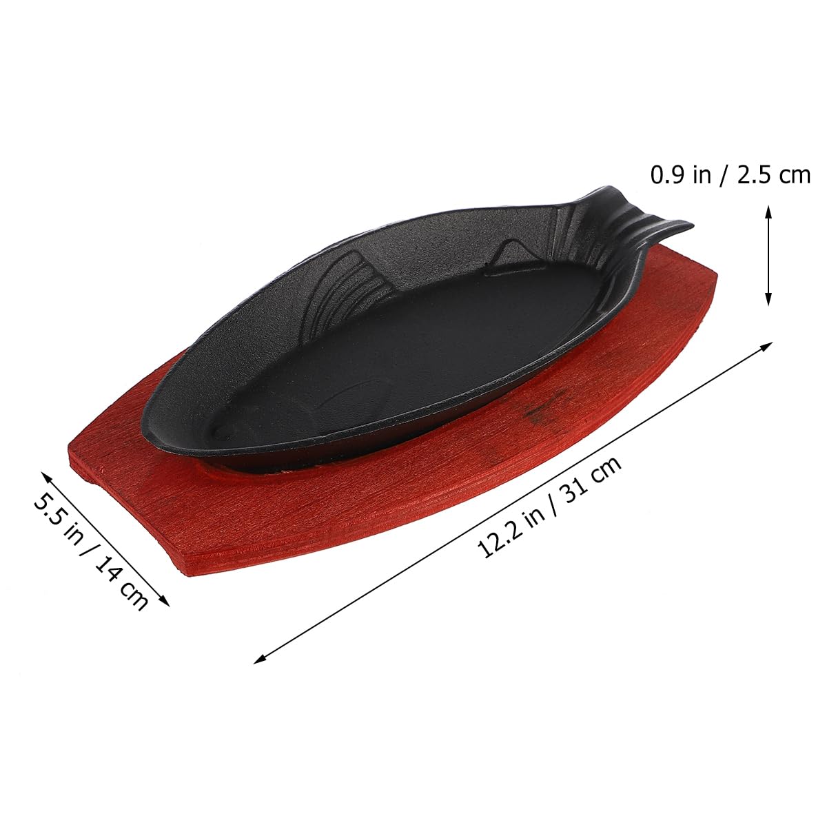 By Castey 9.5 Inch Nonstick Cast Aluminum Fry Pan - Induction Compatible, PFOA Free, Oven & Dishwasher Safe