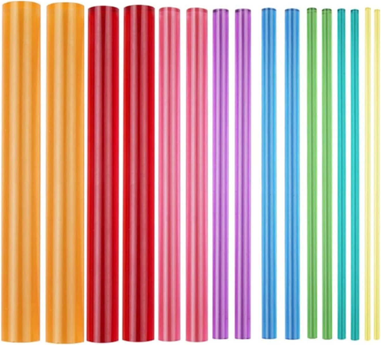 Uoeo 24 Pack Mandala Dotting Tools Acrylic Rods Mandala Painting Dotting Pen Set Rocks Painting Clay DIY Nail Art Dotting Supplies, 8 Colors