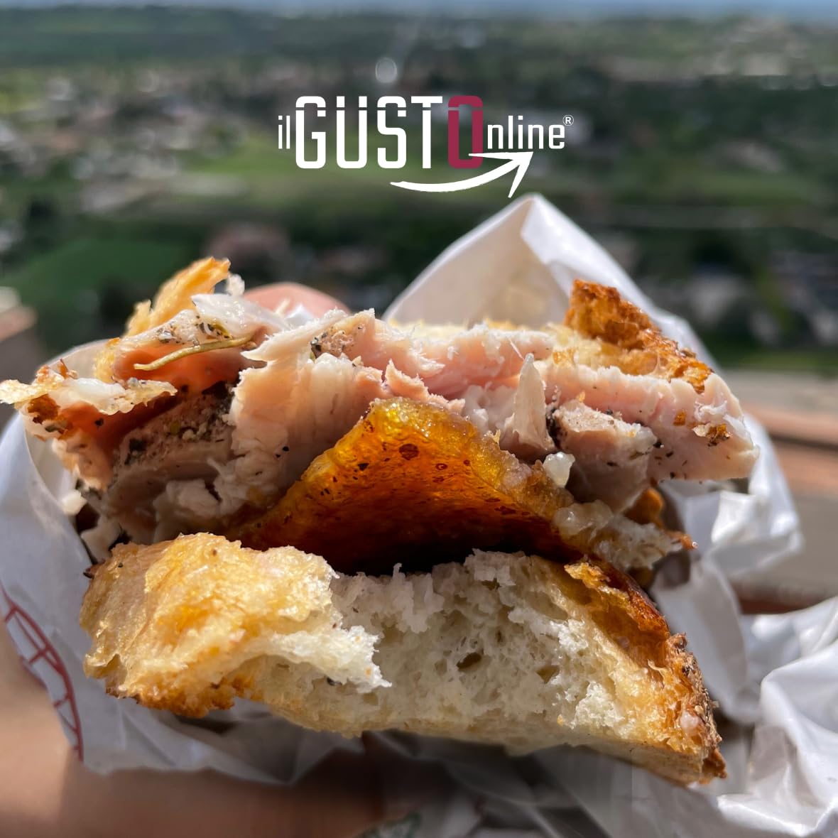 Tronchetto di Porchetta di Ariccia IGP 3 kg circa, Prodotto Artigianale Tipico, Premiata da Gambero Rosso