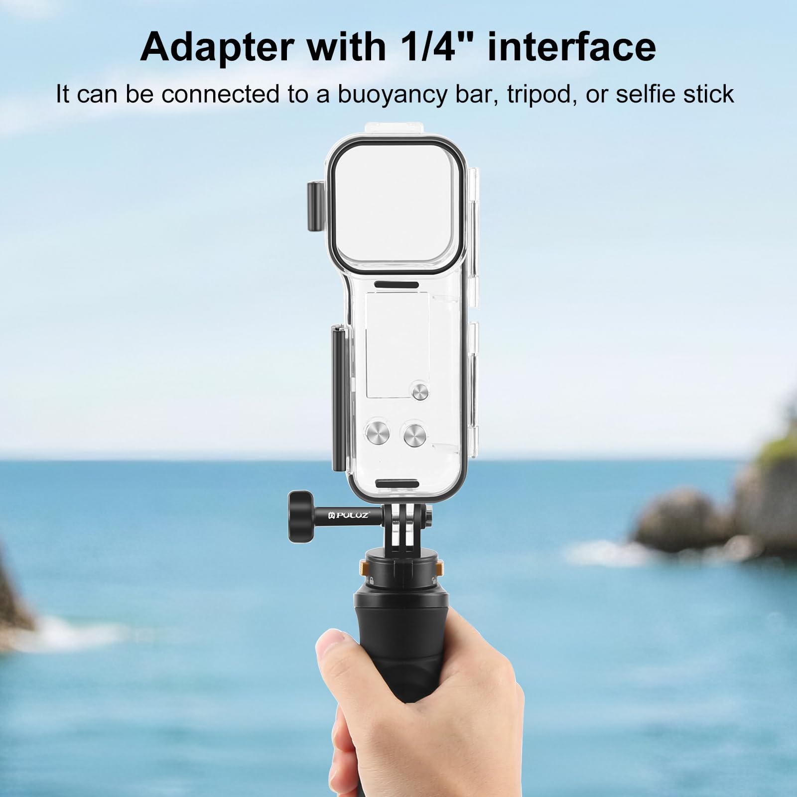 Funda para Deportes Acuáticos Carcasa Impermeable para dji Osmo Pocket 3 - Resistente al Agua hasta para Buceo, Natación