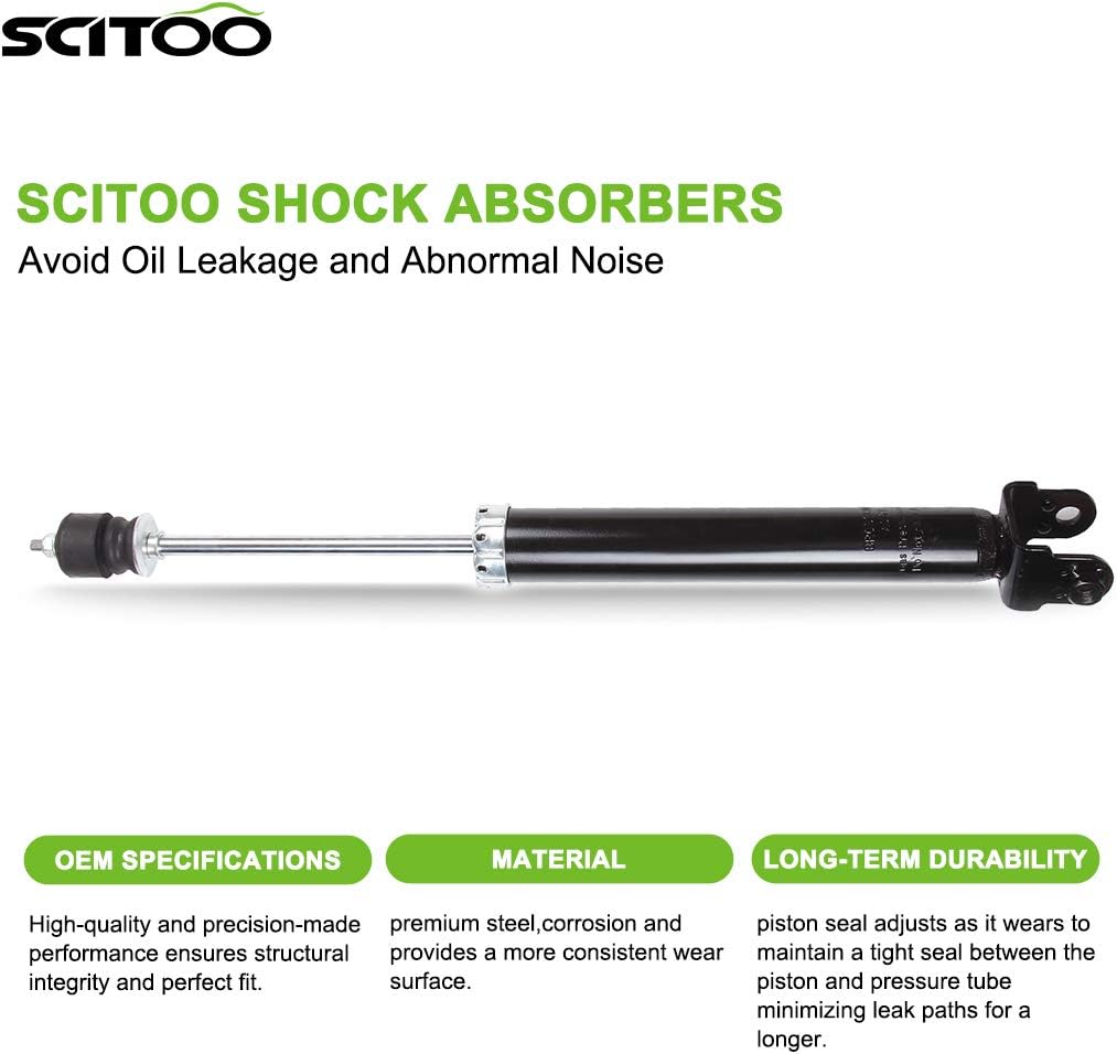 SCITOO Rear Shocks Set of 2 for G35, Shocks Absorbers and Struts Fits 2003 2004 2005 2006 for Infiniti G35 Amortiguadores