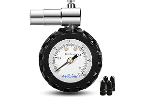 GODESON Presta Valve MTB Pressure Gauge with Air Release