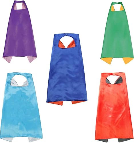 Miniatura 4 de Beacone Capas y máscara de héroe para niños, juegos de rol, disfraces de Halloween, fiesta de cumpleaños