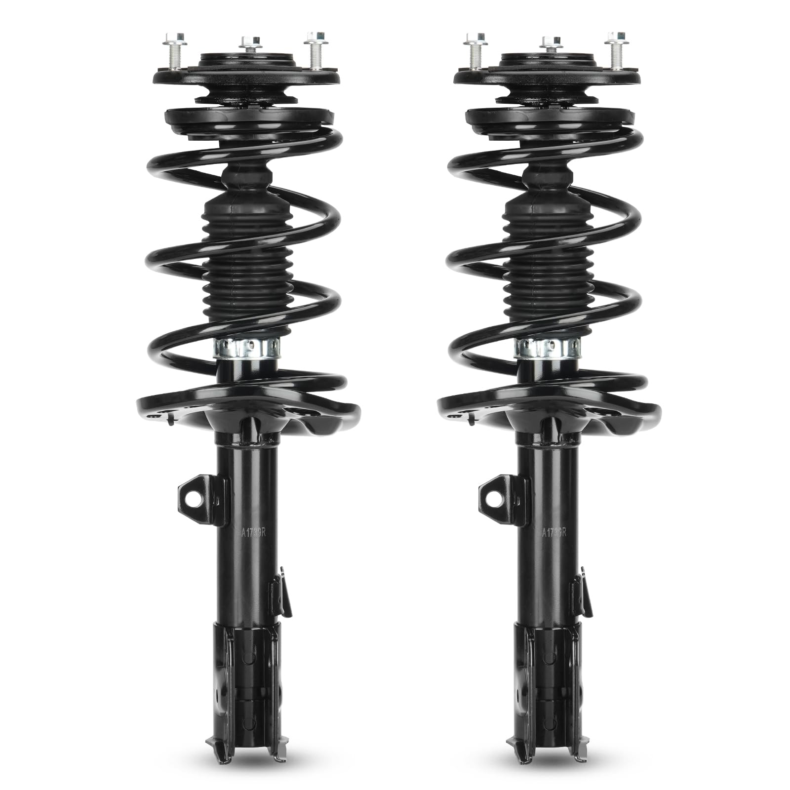 Front Struts Shocks w/Coil Springs Absorber for Toyota Corolla 1.8L I4 (Exc. Sport Suspension) 2014 2015 2016 2017 2018 2019, Strut Shock Absorbers Assembly Replace for 172989 172990