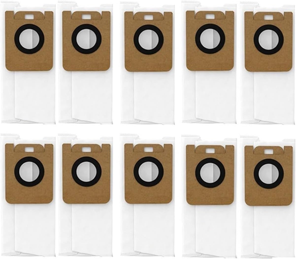 Vacuum Bag Compatible with Dreame Bot Z10 Pro Dust Bags Accessories Compatible with L10 Plus Robot Vacuum Cleaner Bag Replacement Parts(10pcs)