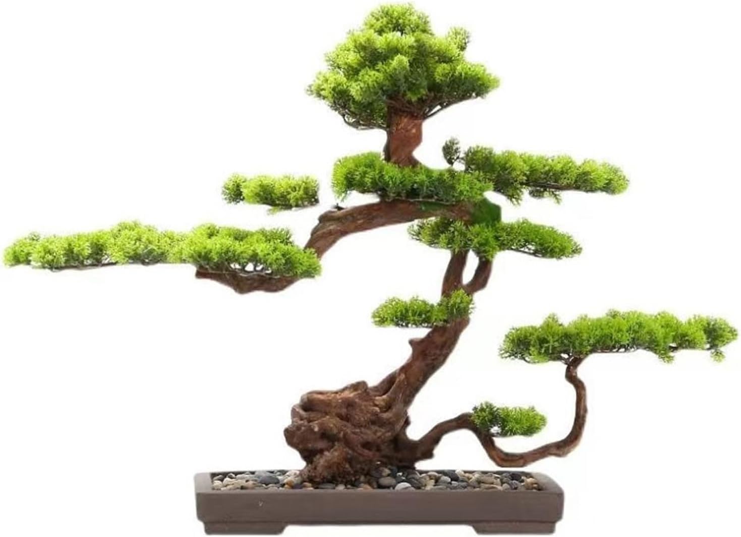 Artificial Tree Home Greenery Bonsai Entryway Hotel Showroom Decorative Landscape Fake Tree Pine Potted Plant Ornaments Artificial Plants Indoor