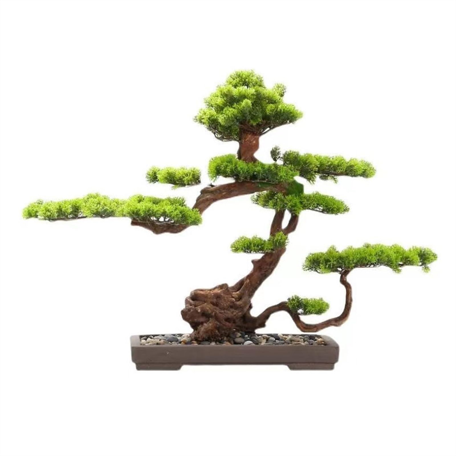 HCZKIUJY Bonsai Home Greenery Bonsai Entryway Hotel Showroom Decorative Landscape Fake Tree Pine Potted Plant Ornaments Plant