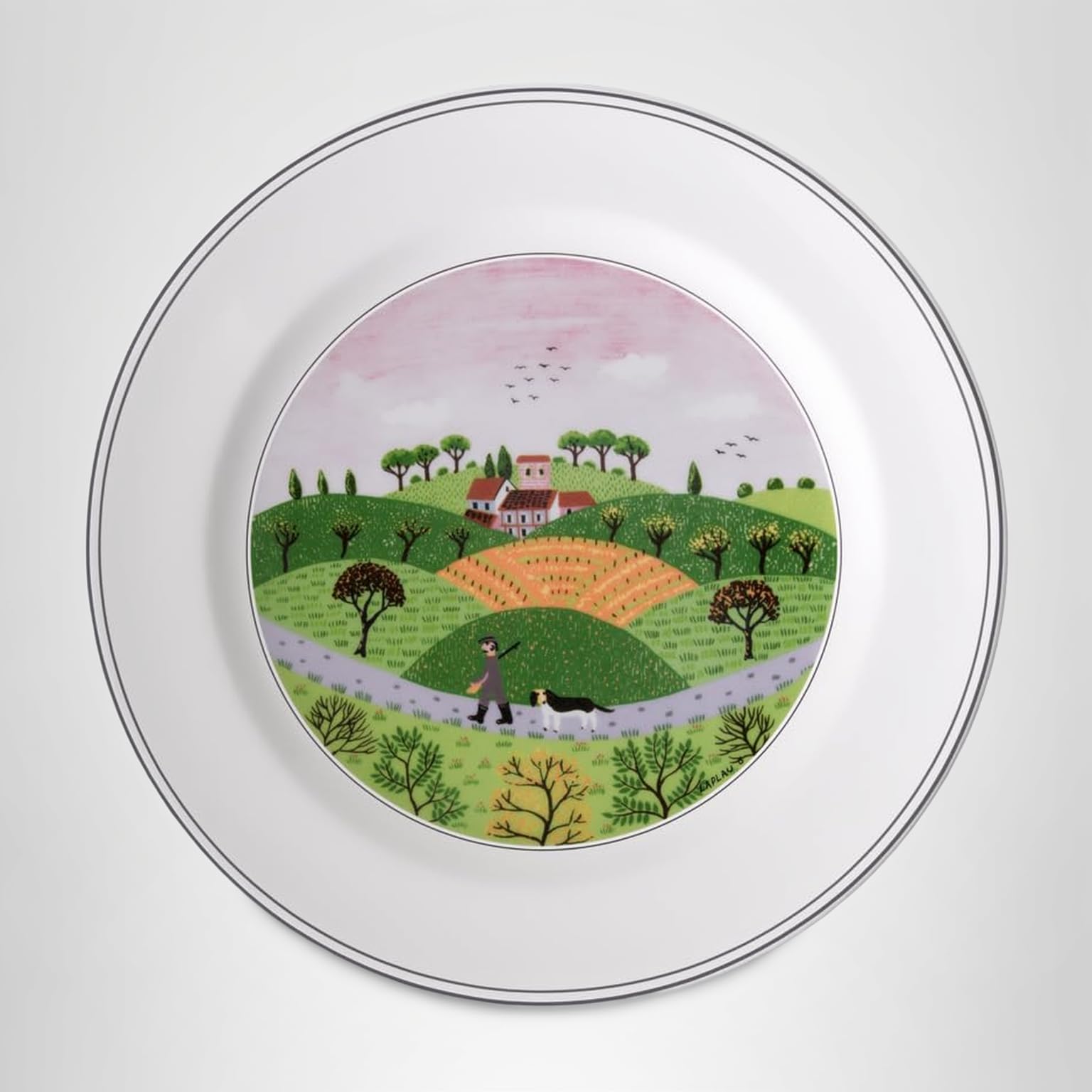 Amazon.com | Villeroy & Boch Design Naif Dinner Plate #6-Hunter