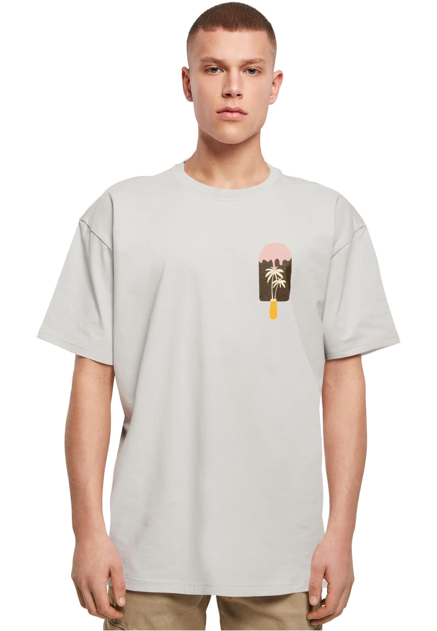 Merchcode Men's T-Shirt, Light Asphalt, XS