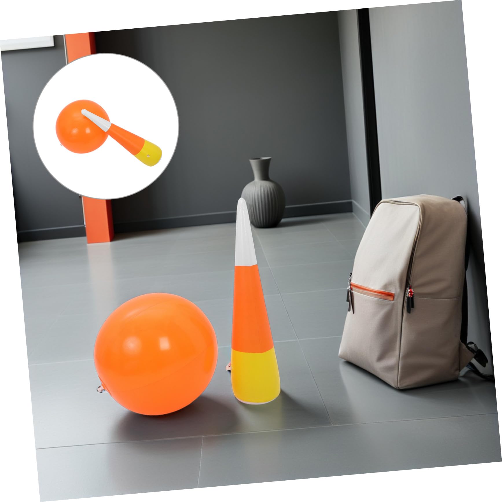 Hohopeti Bola De Bolos Inflable Juegos De Bolos Juegos Deportivos Divertidos Juguete Educativo Juguetes para El Patio para