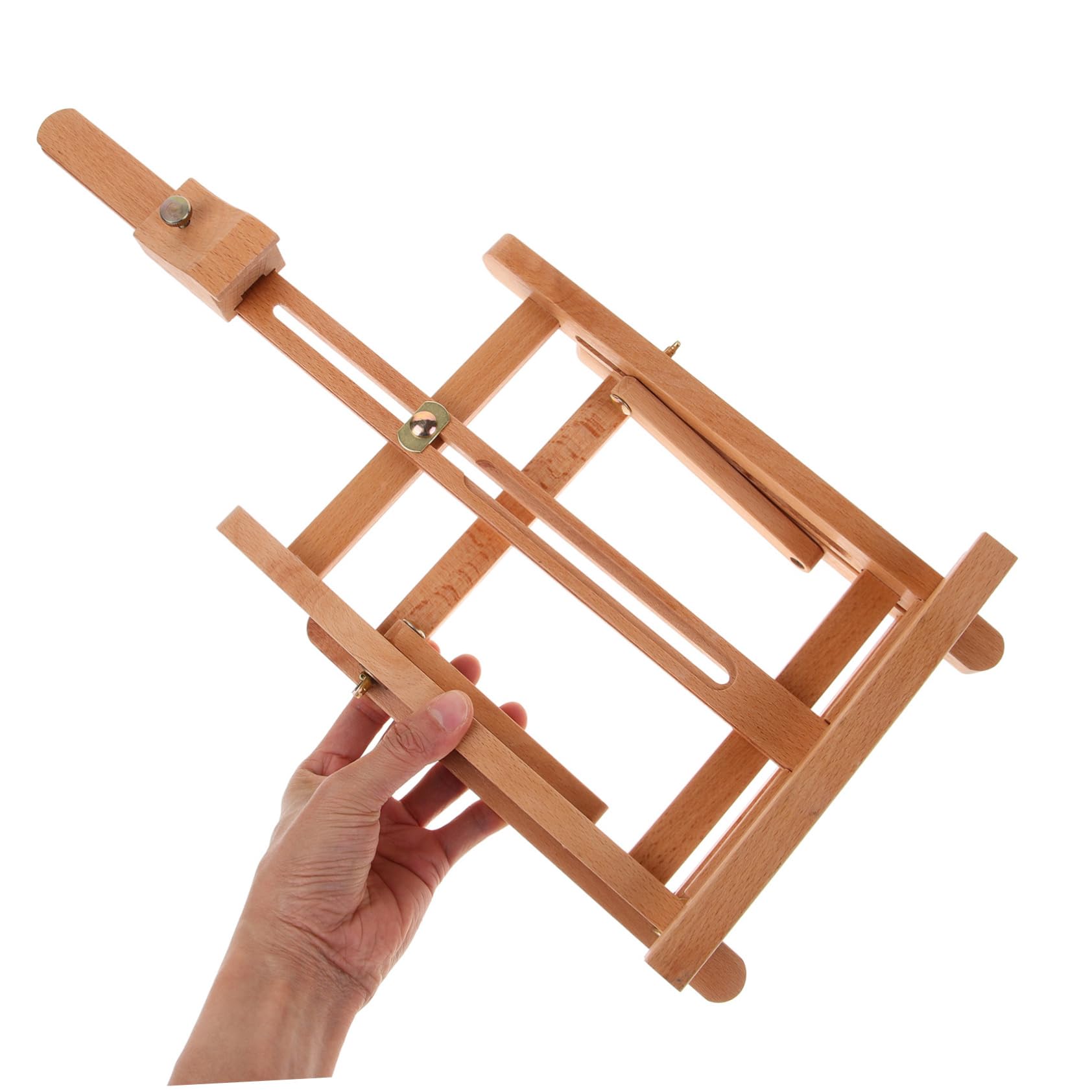 Chevalet de Peinture en Bois pour Débutants et Adultes, Présentoir