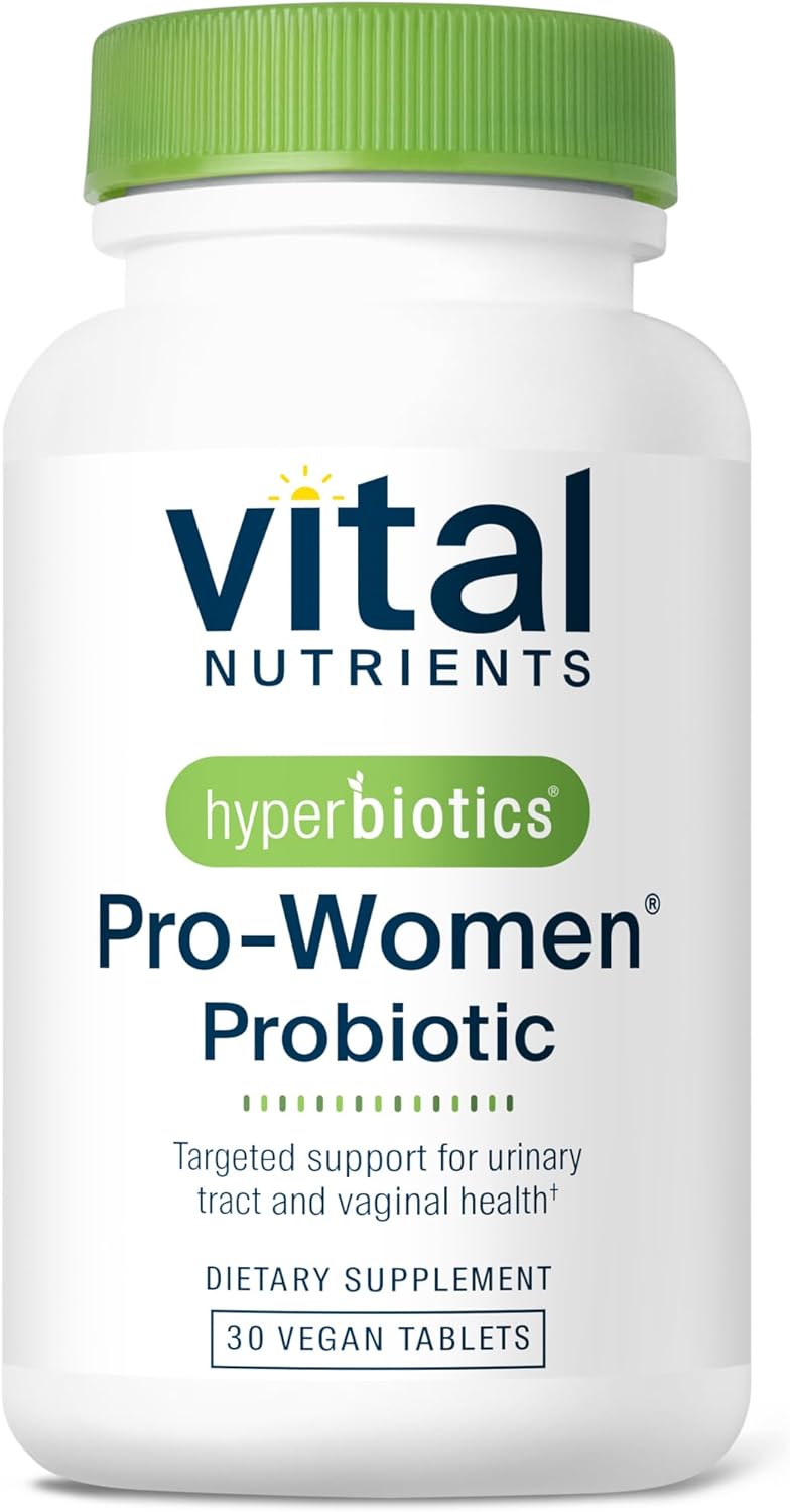 Hyperbiotics Vital Nutrients Pro-Women Probiotic | Vaginal Probiotic | Oral Probiotic for Vaginal and Urinary Tract Health | Shelf Stable | Vegan | Non-GMO | Gluten, Dairy, Soy Free | 30 Tablets