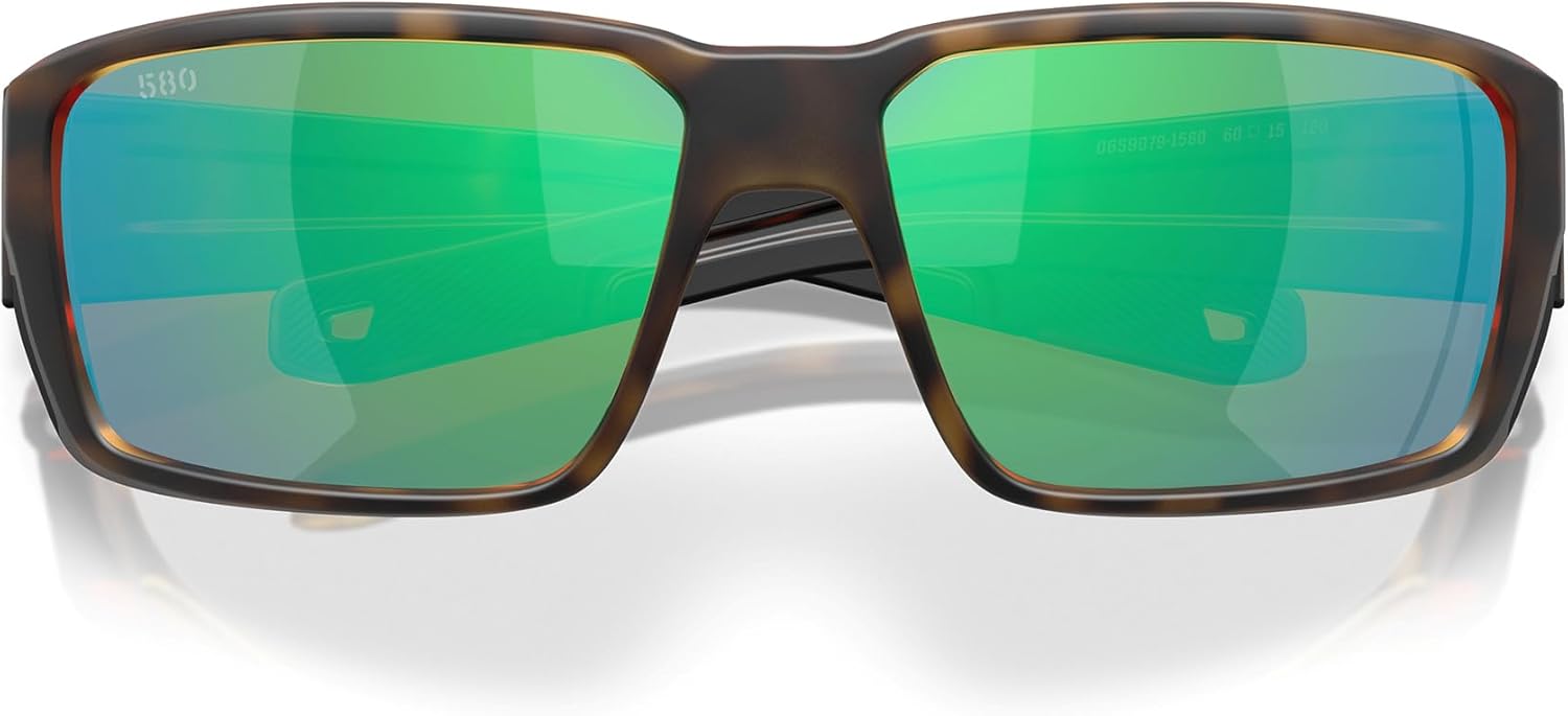 Costa Del Mar Sunglasses for Men - Fantail PRO Mens Polarized Sunglasses - Fishing, Boating & Beach UV Protection - Size 60