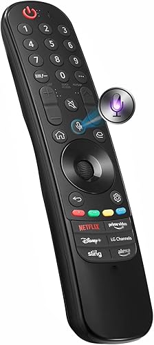 Alizen Control remoto de repuesto compatible con control remoto LG para Smart TV 2024-2018  Magic TV, puntero, control de voz, Bluetooth,