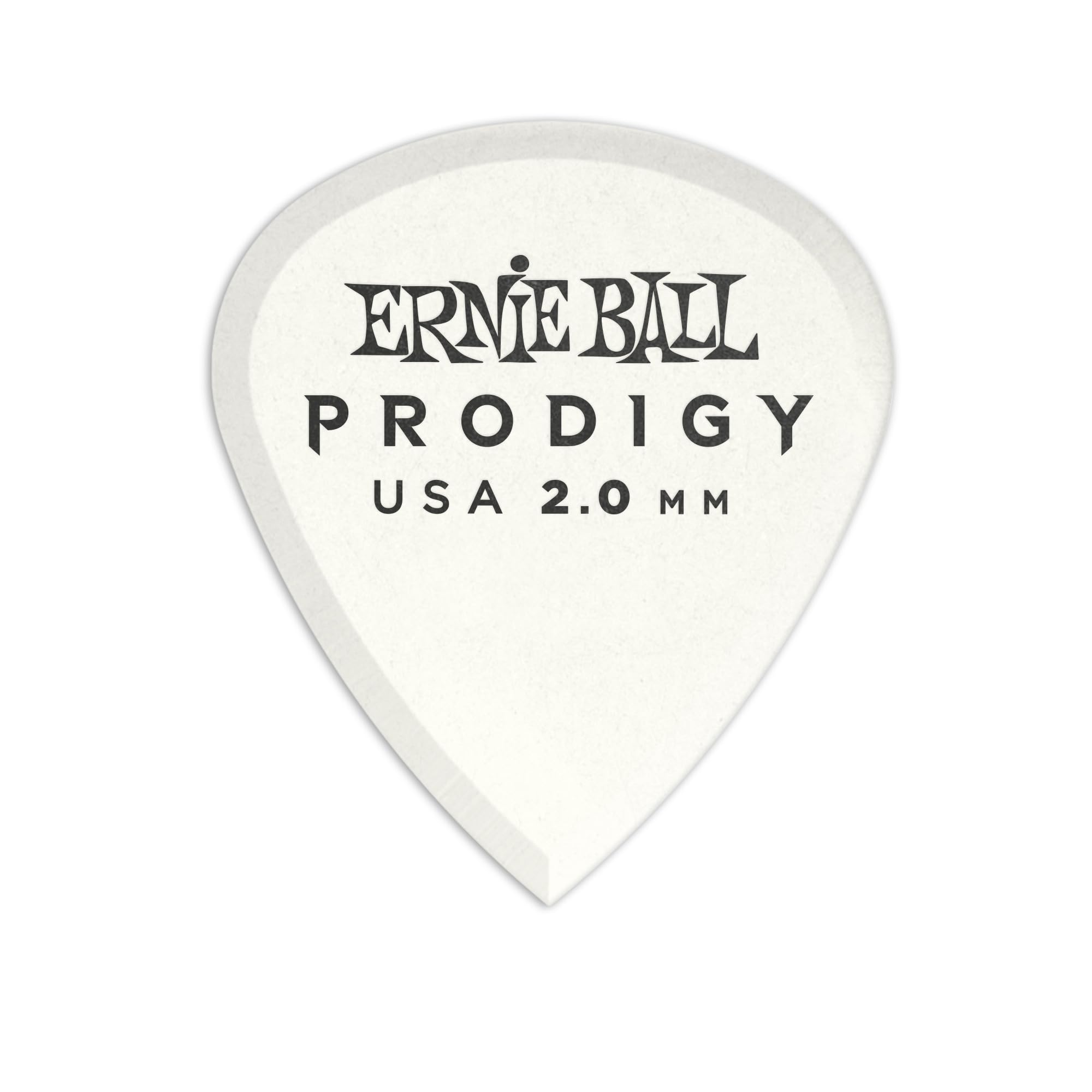 Ernie Ball 2.0 mm White Mini Prodigy Picks 6-Pack