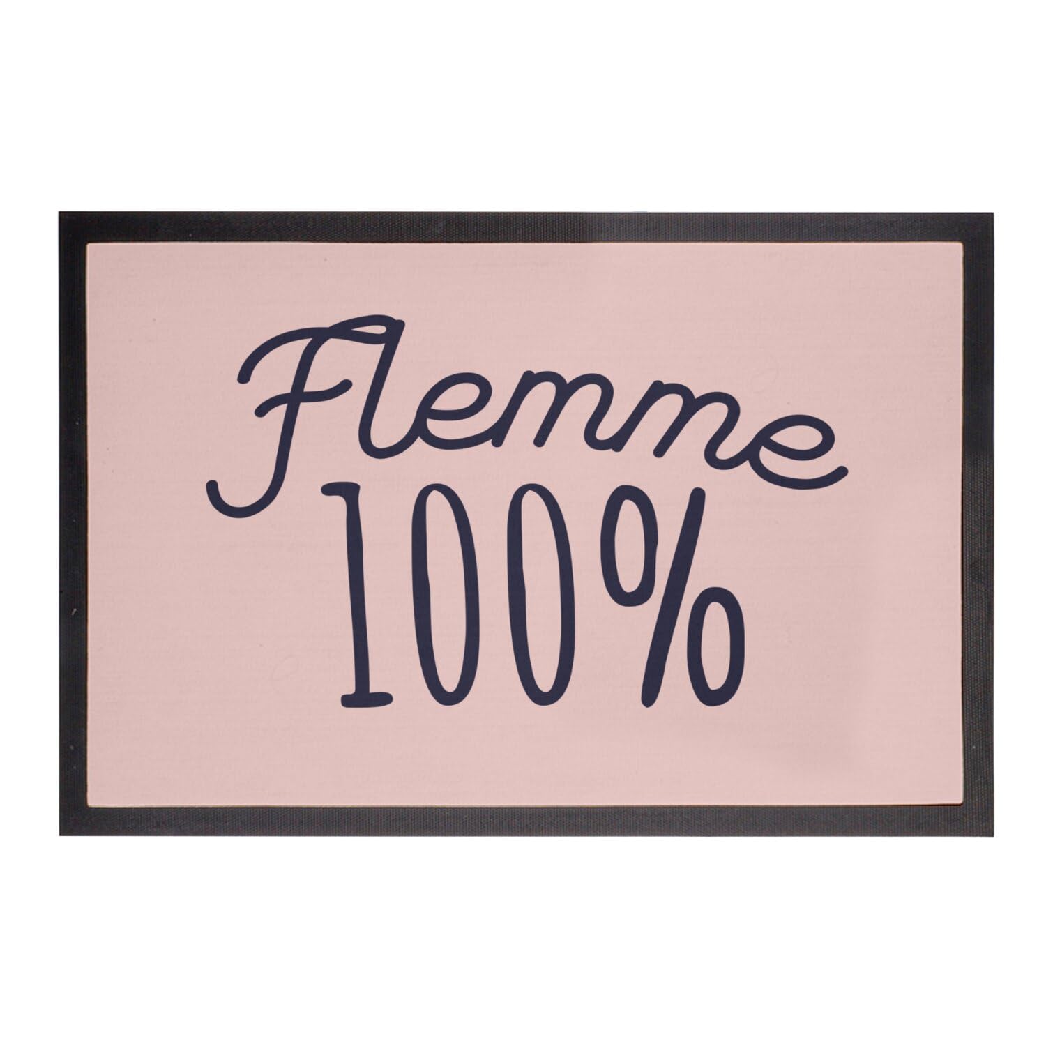 Paillasson Rose Flemme : oubliez le ménage avec ce tapis d'entrée 75x50cm