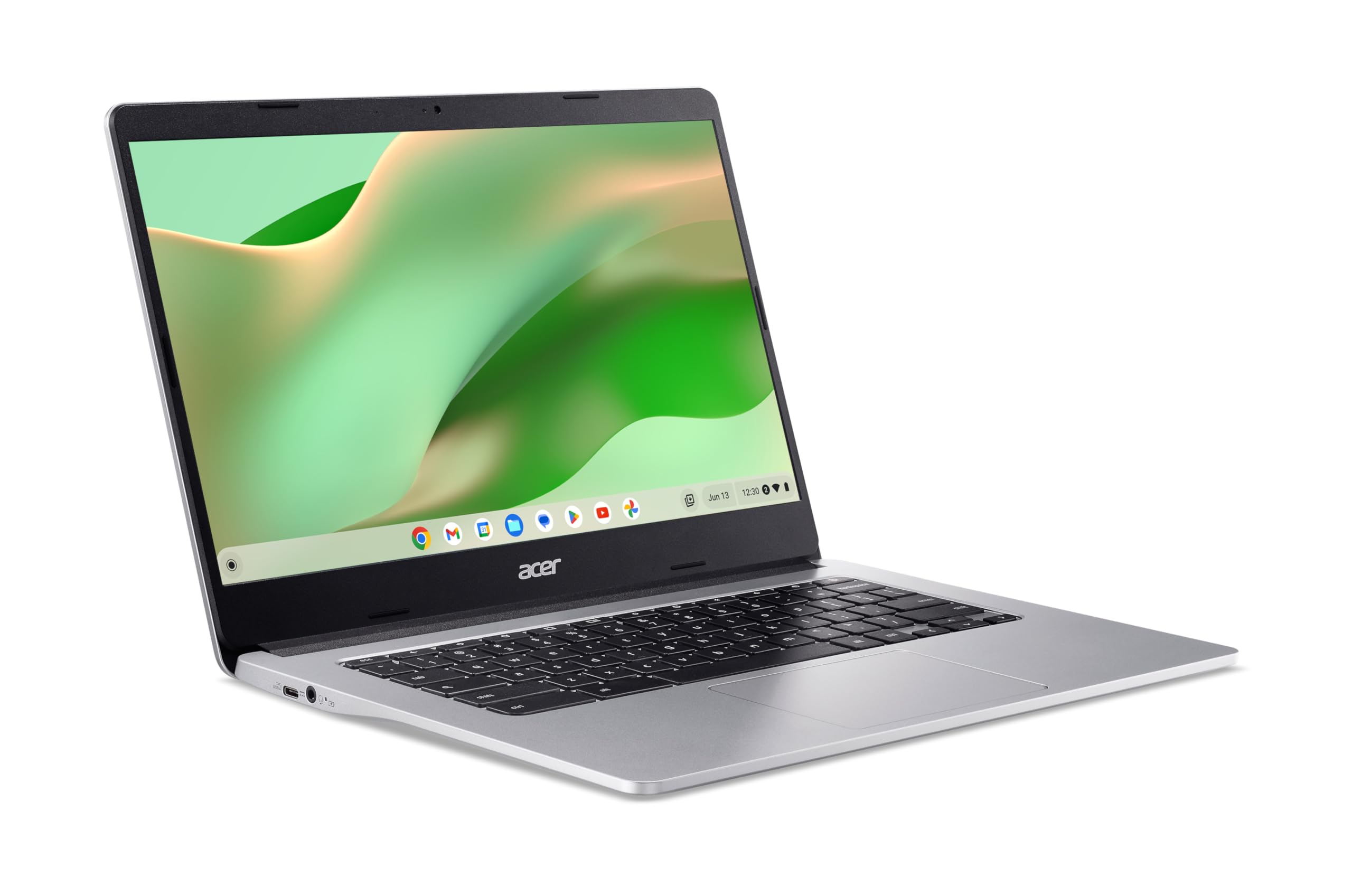 Acer Chromebook CB314-2H-K7E8 35,6 cm (14") Full HD ARM Cortex A73 4 Go LPDDR4x-SDRAM 128 Go SSD ChromeOS Argent