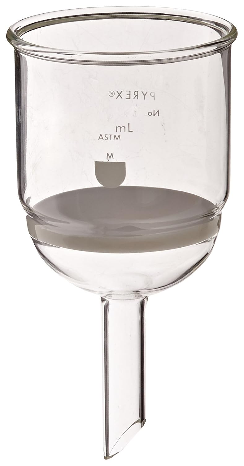 Corning Pyrex Borosilicate Glass Buchner Funnels with Medium Porosity