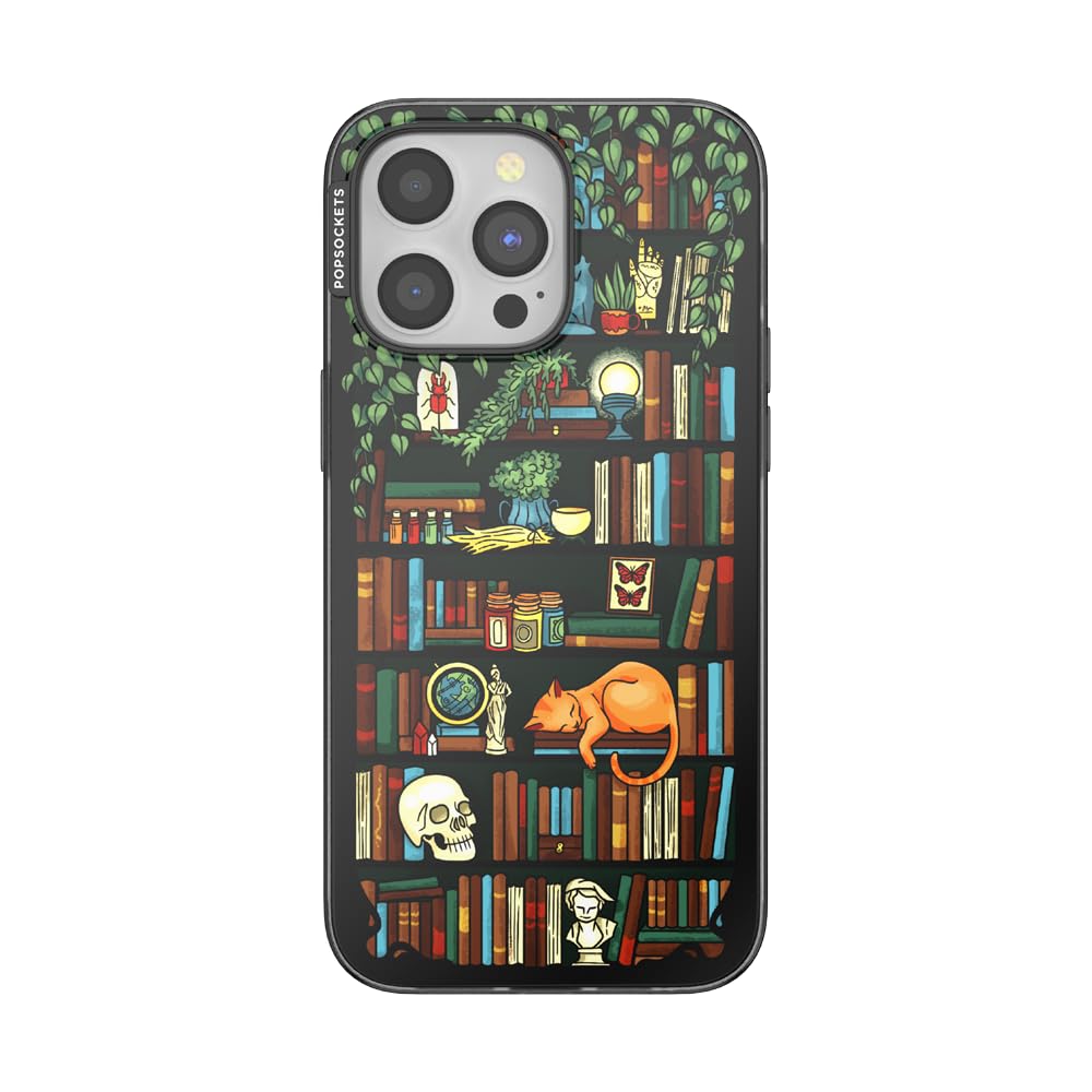 Funda iPhone 15 Pro Max PopSockets estantes históricos en tu mano 5