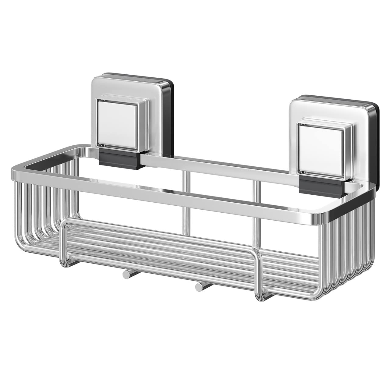 Showerdrape Rectangular Basket - Silver