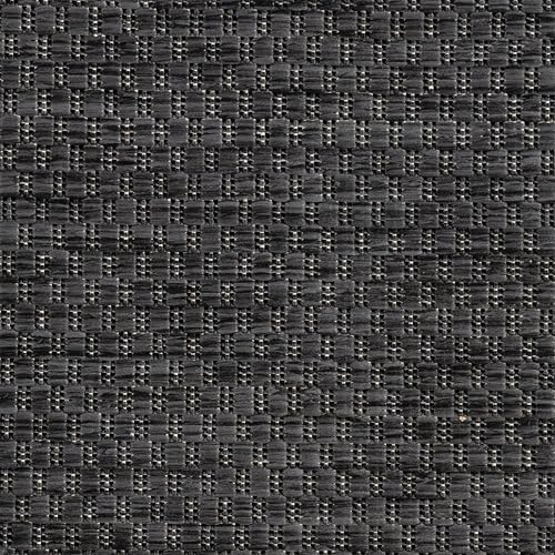 Paco Home Outdoor Teppich Flachgewebe Sisaloptik Modern Einfarbig meliert wetterfest & pflegeleicht Küchenteppich Ideal für Terrasse Balkon Garten, Grösse:160x220 cm, Farbe:Anthrazit