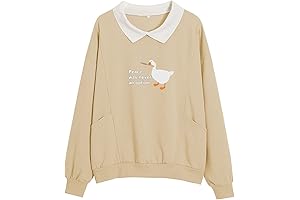Cute Cat Sweatshirt: Stylish Aesthetic for Teen Girls