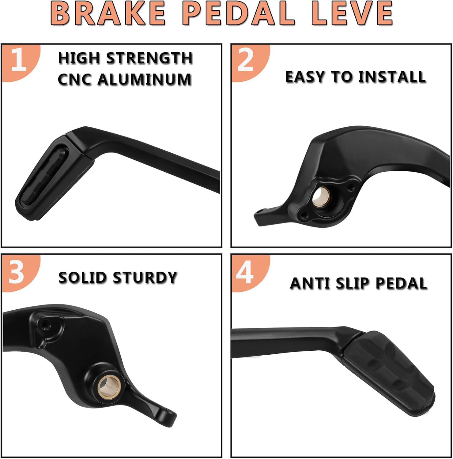 Motorcycle Brake Pedal Foot Lever Replacement for Ducati XDiavel X-Diavel Diavel 1200 2016-2024 Brake Lever Pedal