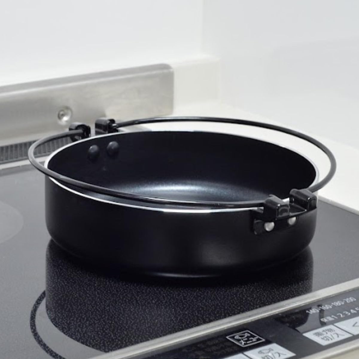 すき焼き鍋 28cm IH対応 旨宴 ガラス蓋付き （ ガス火対応 オール熱源対応 卓上鍋 なべ 鍋 ひとり鍋 フタ付き 4人用 5