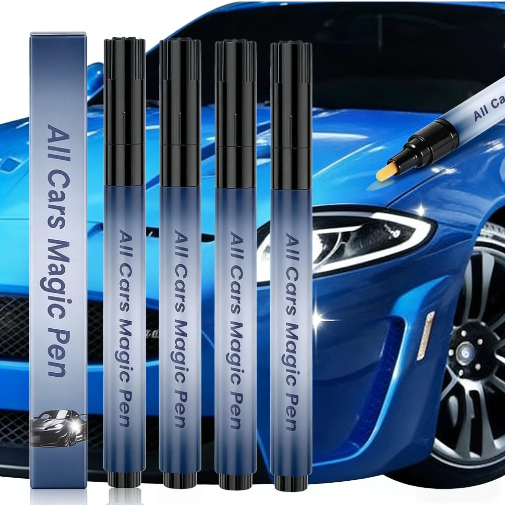 Magic Car Scratch Removal Pen - Auto Scratch Repair Pen Car Paint Repair Pens Quick Fix Clear Coat Scratch Repair Tool for Minor Scratches Touch Up Surface Restoration for Vehicle Exterior (2 Pcs) — view 6