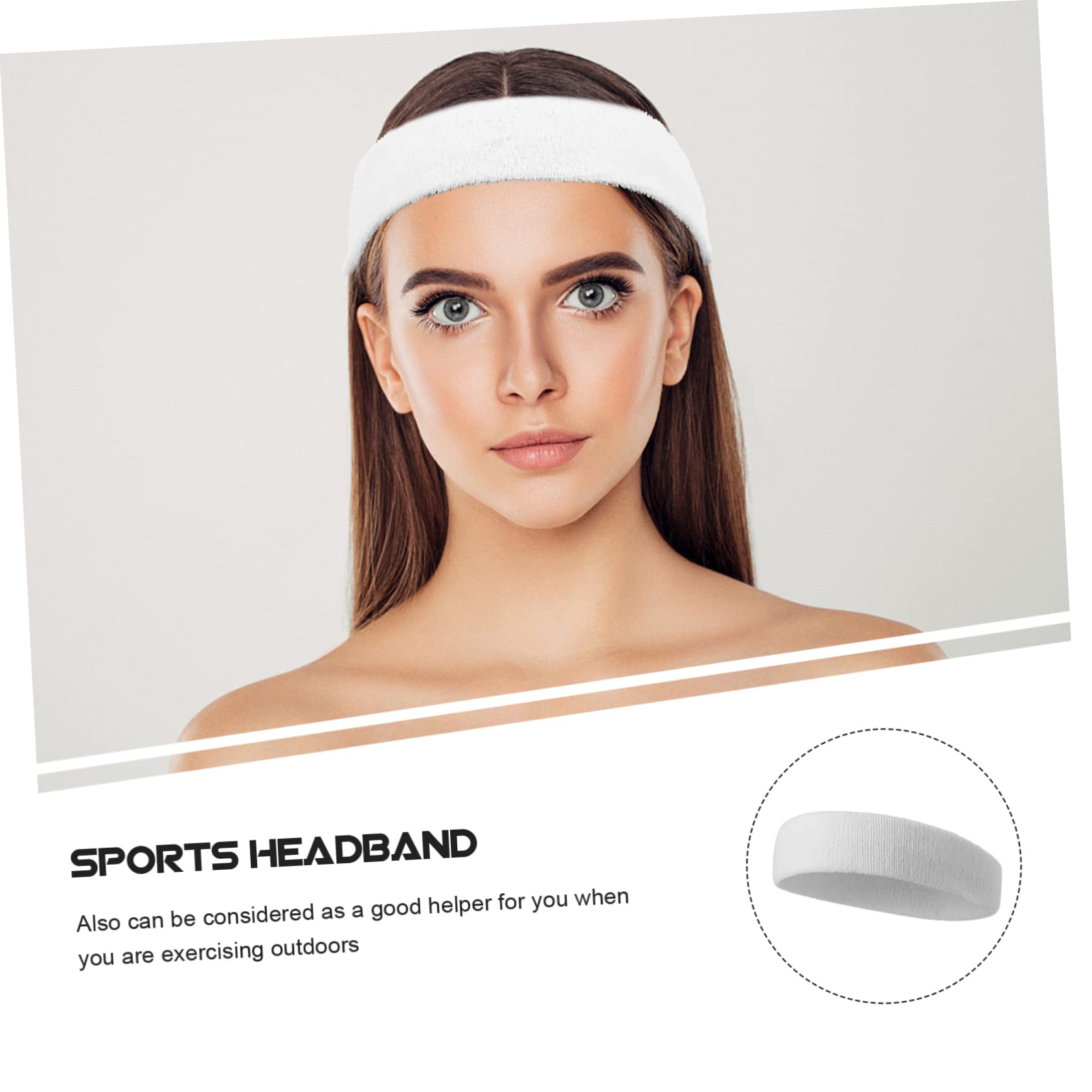 15 Piezas Diadema Deportiva Cintas para la Cabeza Que absorben el Sudor Diadema Facial Hair Band Bandas elasticas Diademas de Yoga portátiles Diademas elásticas Spandex Gogogmee