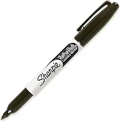 Marcador de roupas Sharpie Rub-a-Dub (pacote com 2)