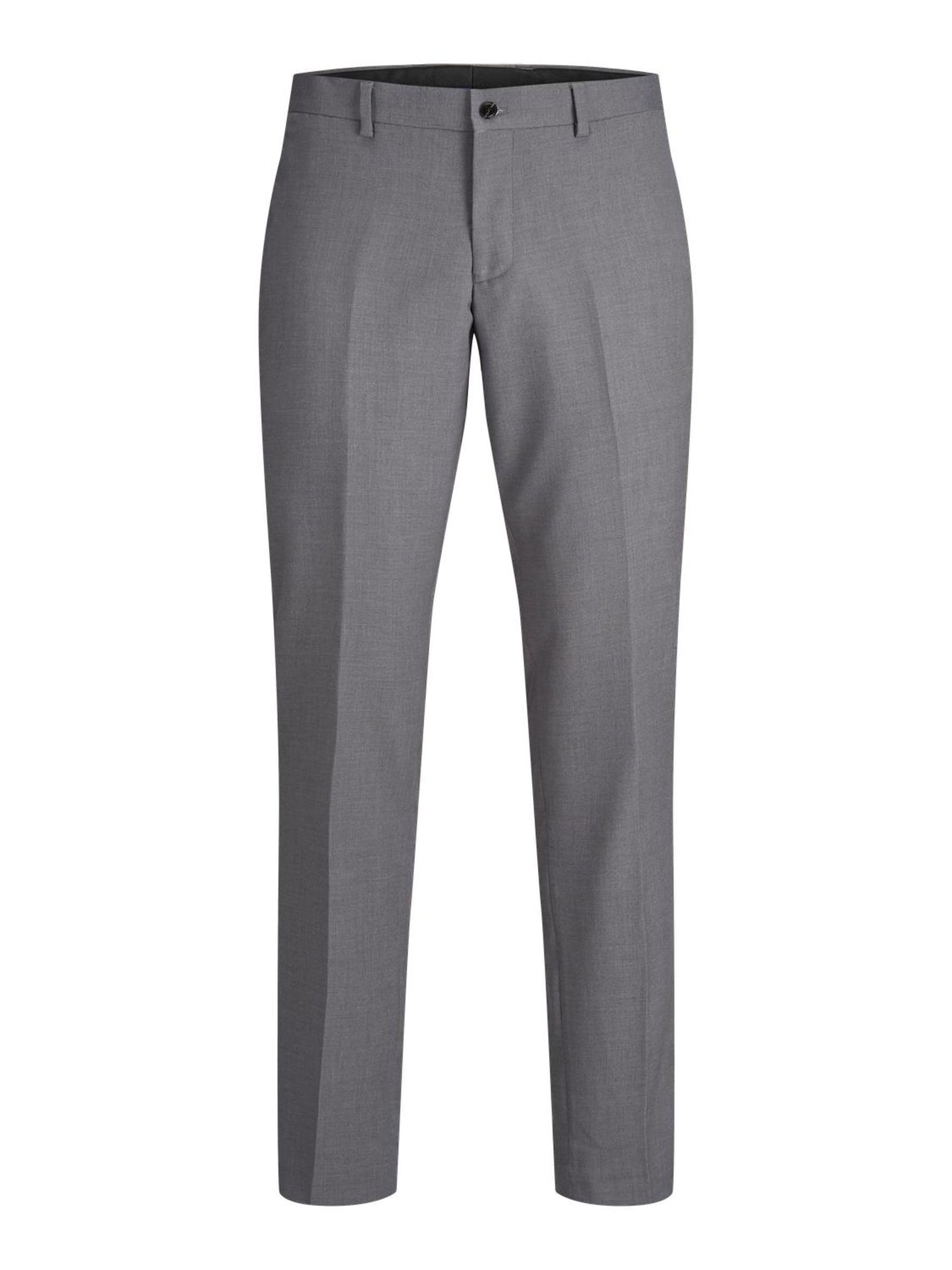 JACK & JONES Mens Jprfranco Trouser Noos Suit Pants, Light Grey Melange, 50