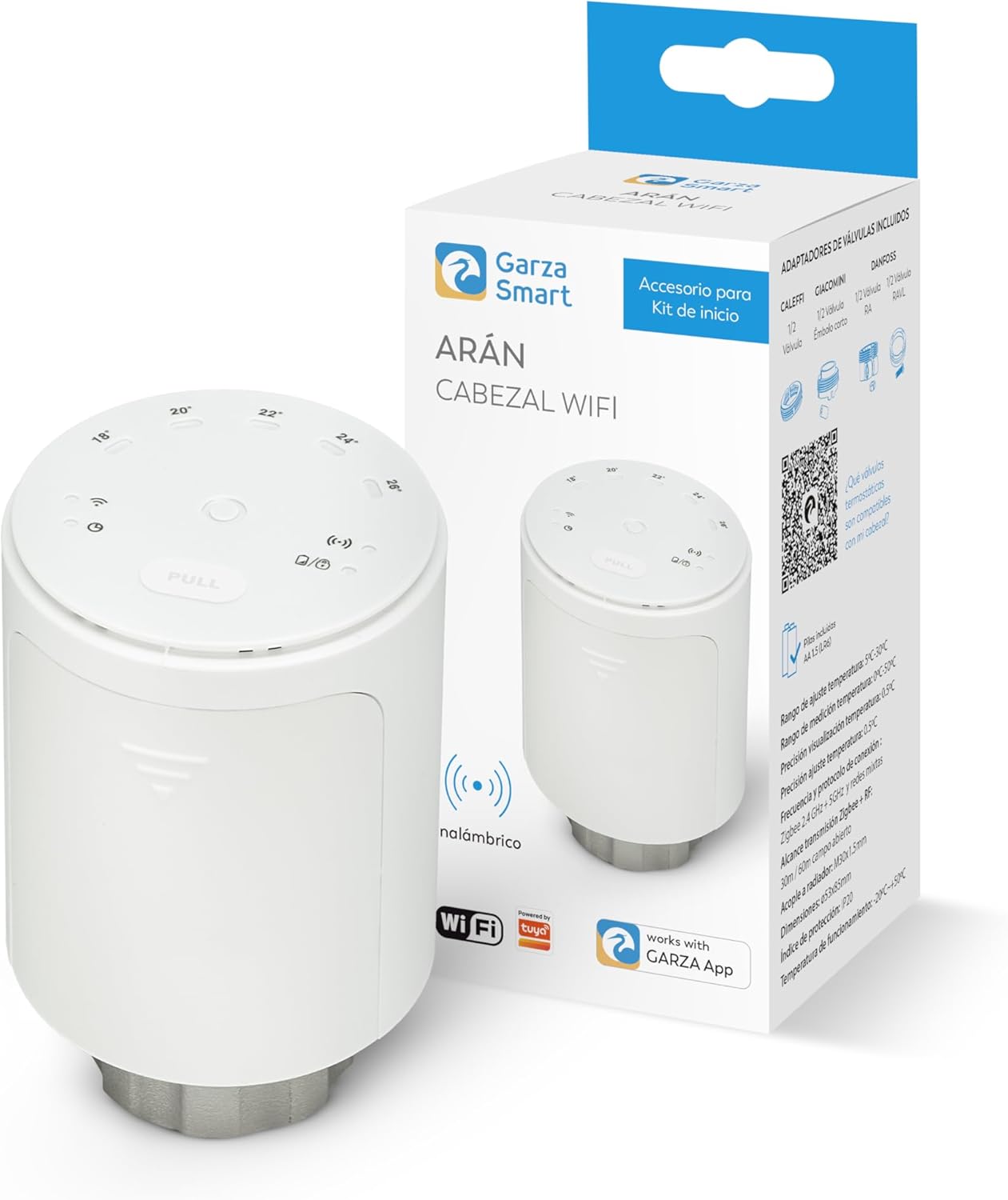 Ajuste de 0.5C: Garza Válvula Zigbee 3.0 para Radiador