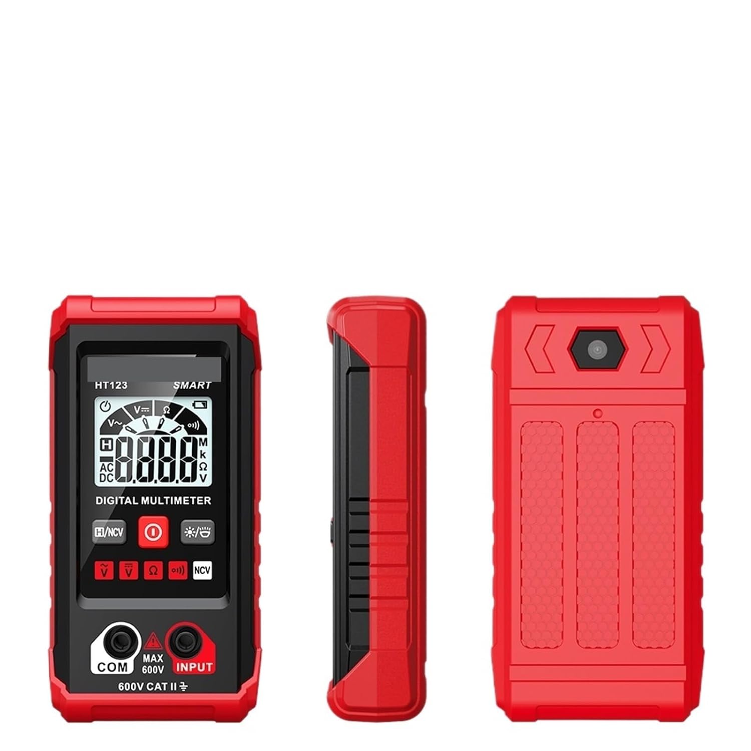 1pc HT123 Digital Multimeter AC NCV Smart Multimeter Tester Ohm Voltage Meter Auto Range Electrician Tester