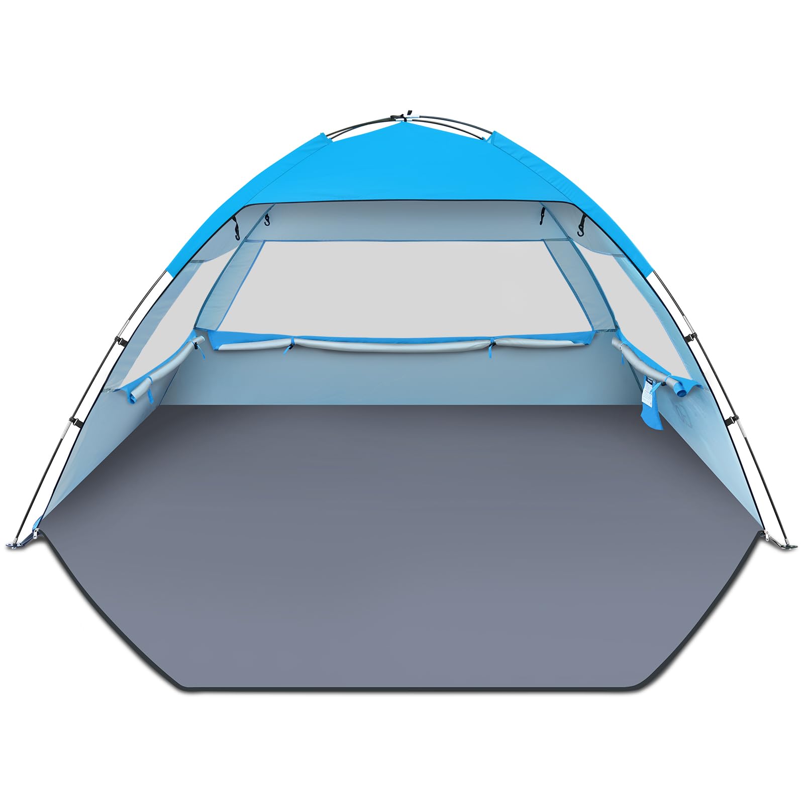 Photo 1 of Gorich Beach Tent Sun Shelter for 3/4/6/8/10 Person with UPF 50? UV Protection, Lightweight & Easy Setup Beach Shade Canopy, Portable Beach Shade Tent Beach Cabana