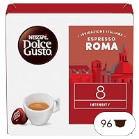 NESCAFÉ DOLCE GUSTO Espresso Roma Caffè, 6 Confezioni da 16 Capsule (96 Capsule Compatibili)