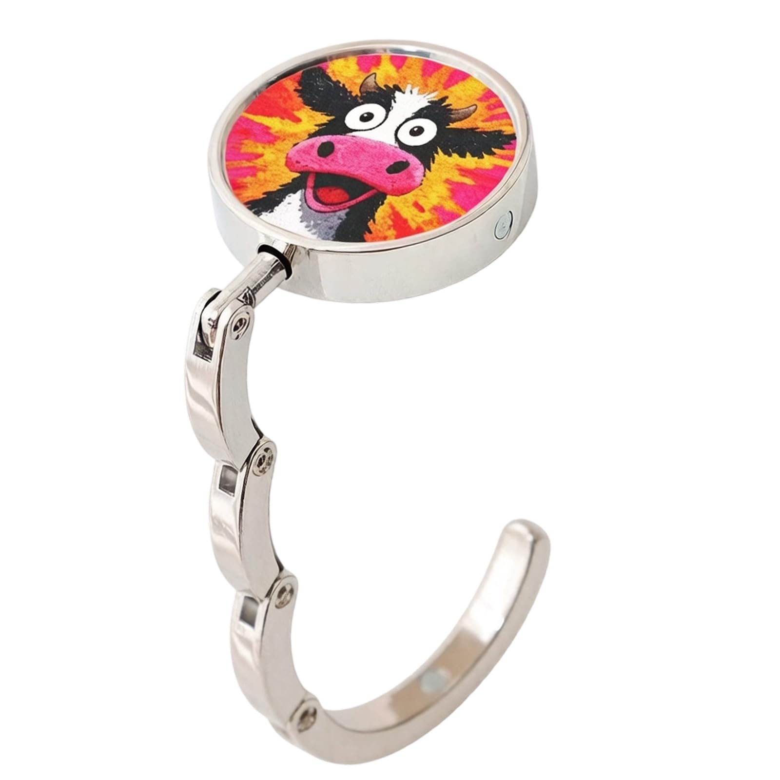 JSGHGDF Sturdy Round Hanger with Smooth Surfaces Portable Hanger Hook Multipurpose Hangers for Daily Use in Homes or Workplace Cafe Table Hook
