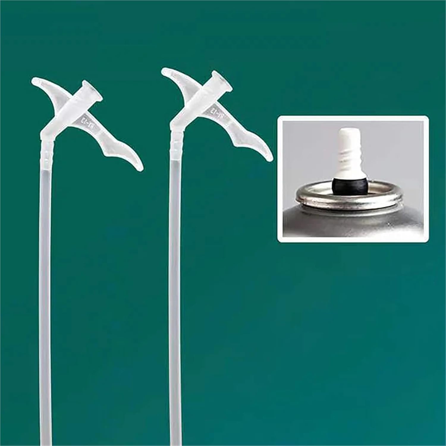 Spray Foam Nozzle 80pcs Spray Foam Tubes Nozzle Gap Filling Polyurethane Glue Gun Connection Tube Replacement DIY Insulating(B Tubular)