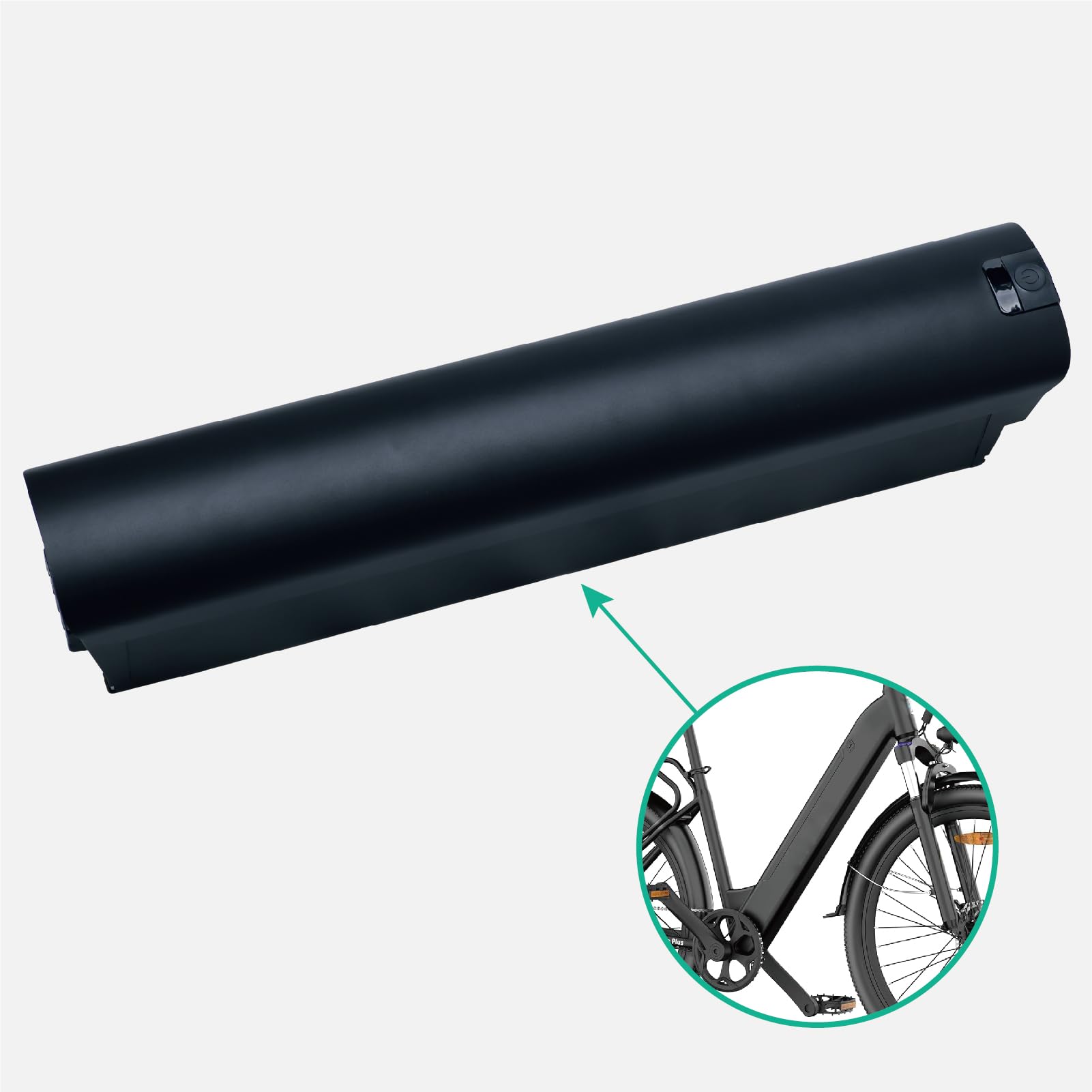 Recambio para ESKUTE-Bike Bicicleta Polluno City-Bike con Cargador &BMS Batería de Litio Batería de Recambio 36V 18Ah