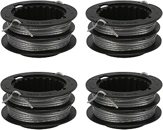 Eyoloty SB00L00 String Trimmer Replacement Spool 17ft .080" Compatible with Greenworks ST60V ST60V-T0 80V ST80L200 Front Mount String Trimmer Refills Dual Line 2901619 2906302 (4 Pack)