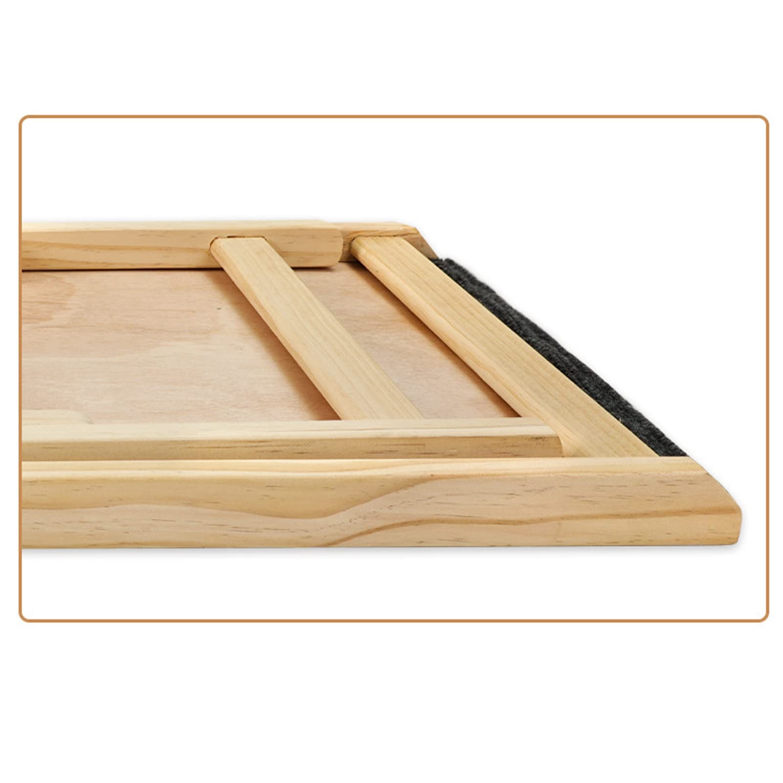 Rampa per Cani in Legno, Scaletta Pieghevole per Animali Domestici ad Altezza Regolabile con Superficie Antiscivolo per Divano Letto Auto (Dimensioni: ca.100x43 cm/39,4x16,9 pollici (L))