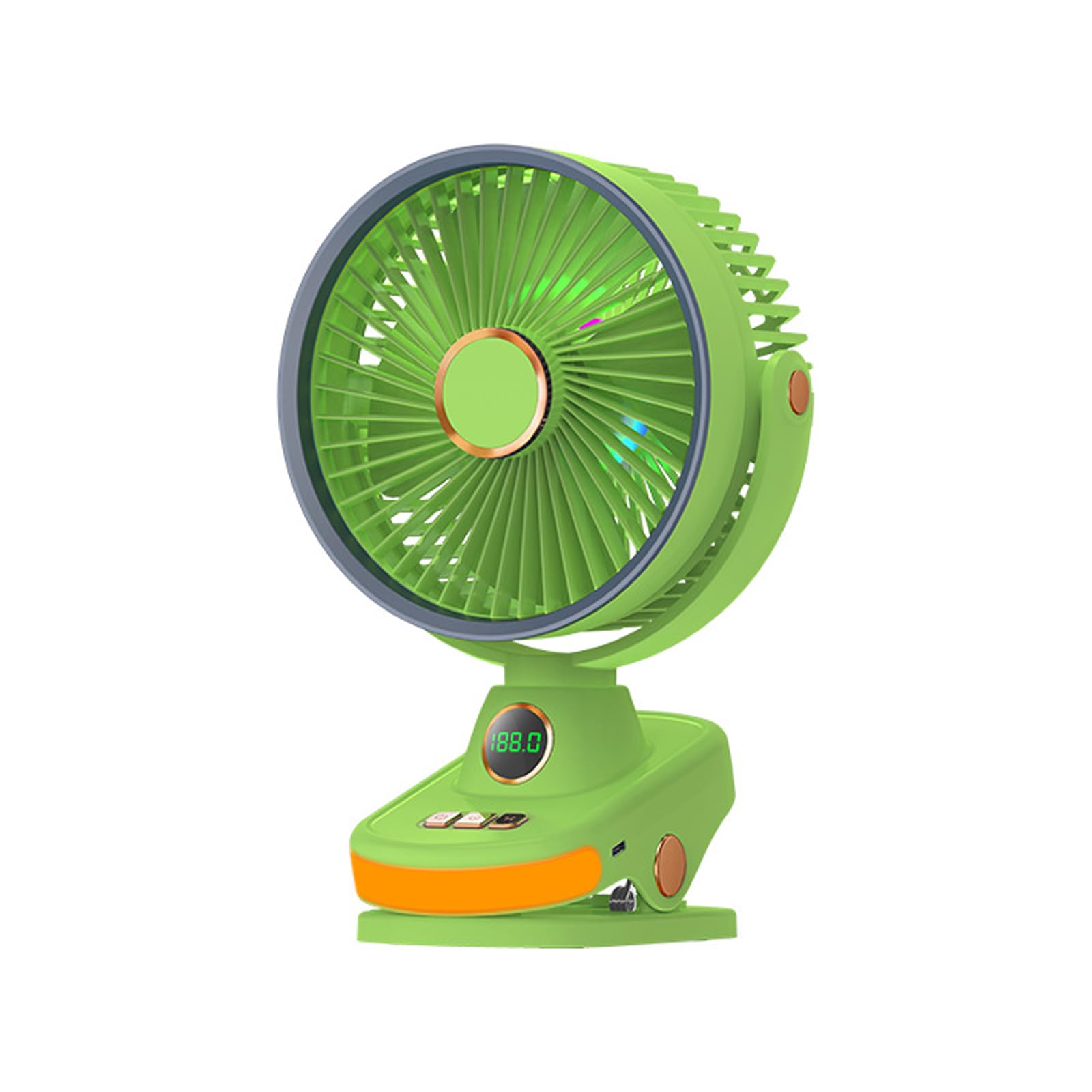 Ventilador de circulación USB portátil para escritorio contra el calor y espacios oscuros