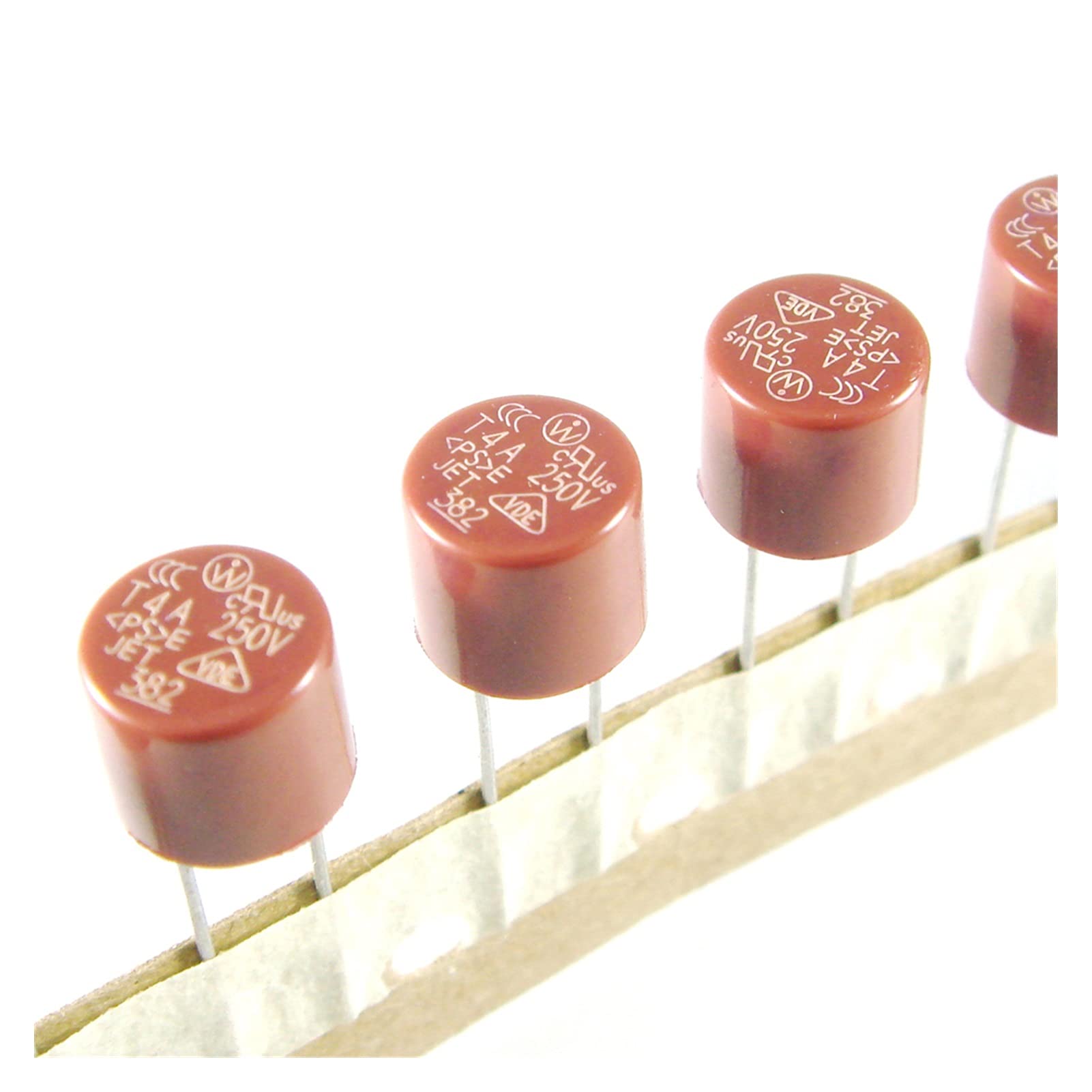 Fusible lent 382 4A cylindrique pour protection de circuit électrique 250V