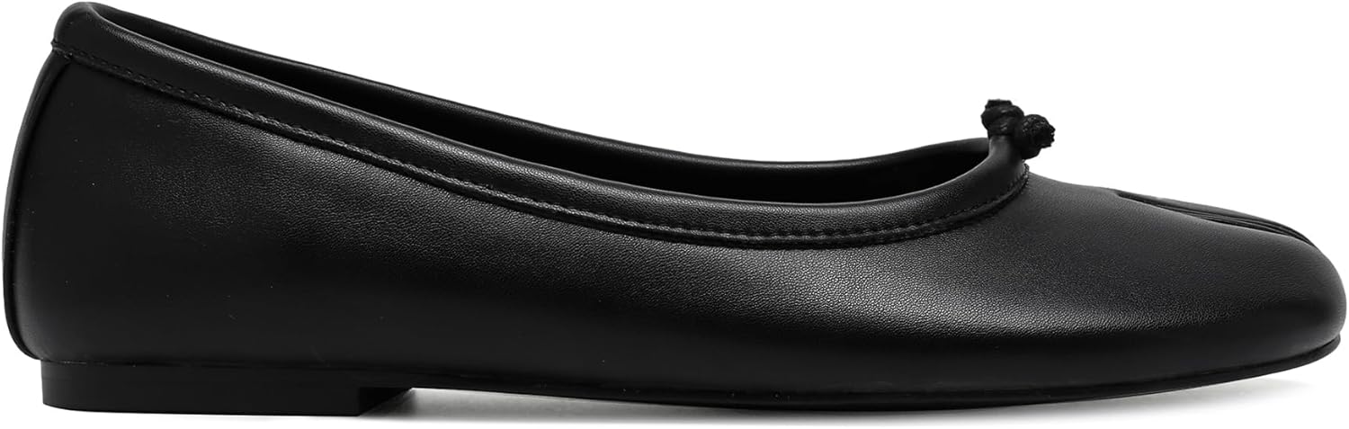 Ballet Flats for Women Comfortable Split Toe Wide Width Low Heel Ballerina Flats Slip on Mary Jane Daily Dress Shoes. - Image 5