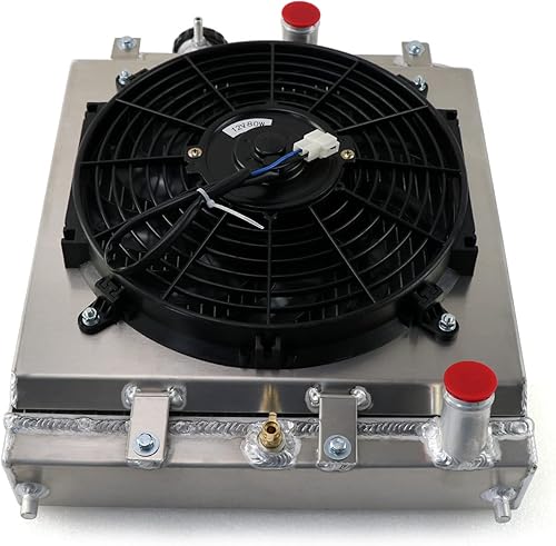 Miniatura 4 de Enignelooc Relé de ventilador de aluminio con núcleo de 3 filas para Honda Civic D15 D16 EK EG DEL SOL Acura Integra GS LS HX L4 L6 1993 1994 1995