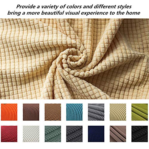 Sofa zitkussenhoezen tartan, bank kussenhoezen voor individuele kussens, onafhankelijke zitkussen hoezen stretch… - Afbeelding 7