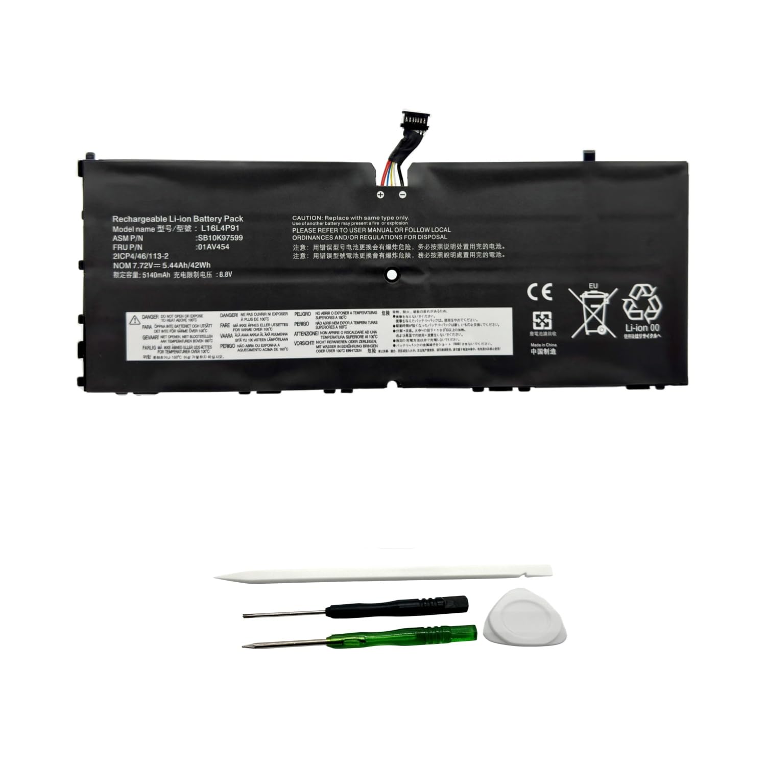 Amazon.com: ENHONGFENG L16L4P91 Laptop Battery Compatible with