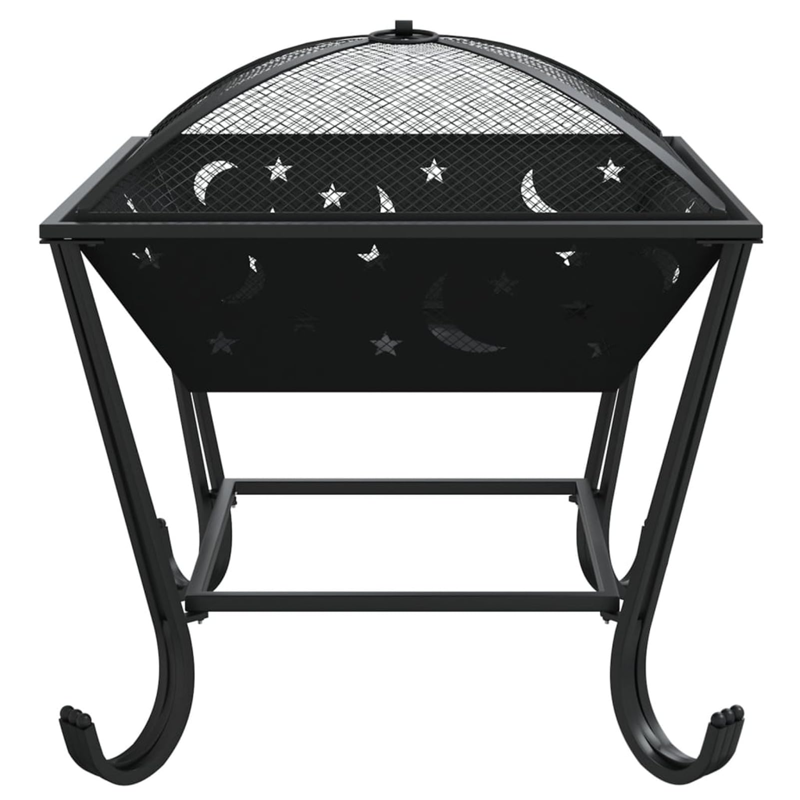 Gecheer Brasero con atizador Acero XXL 50 cm,Brasero Exterior para Jardín y Terraza TY-1