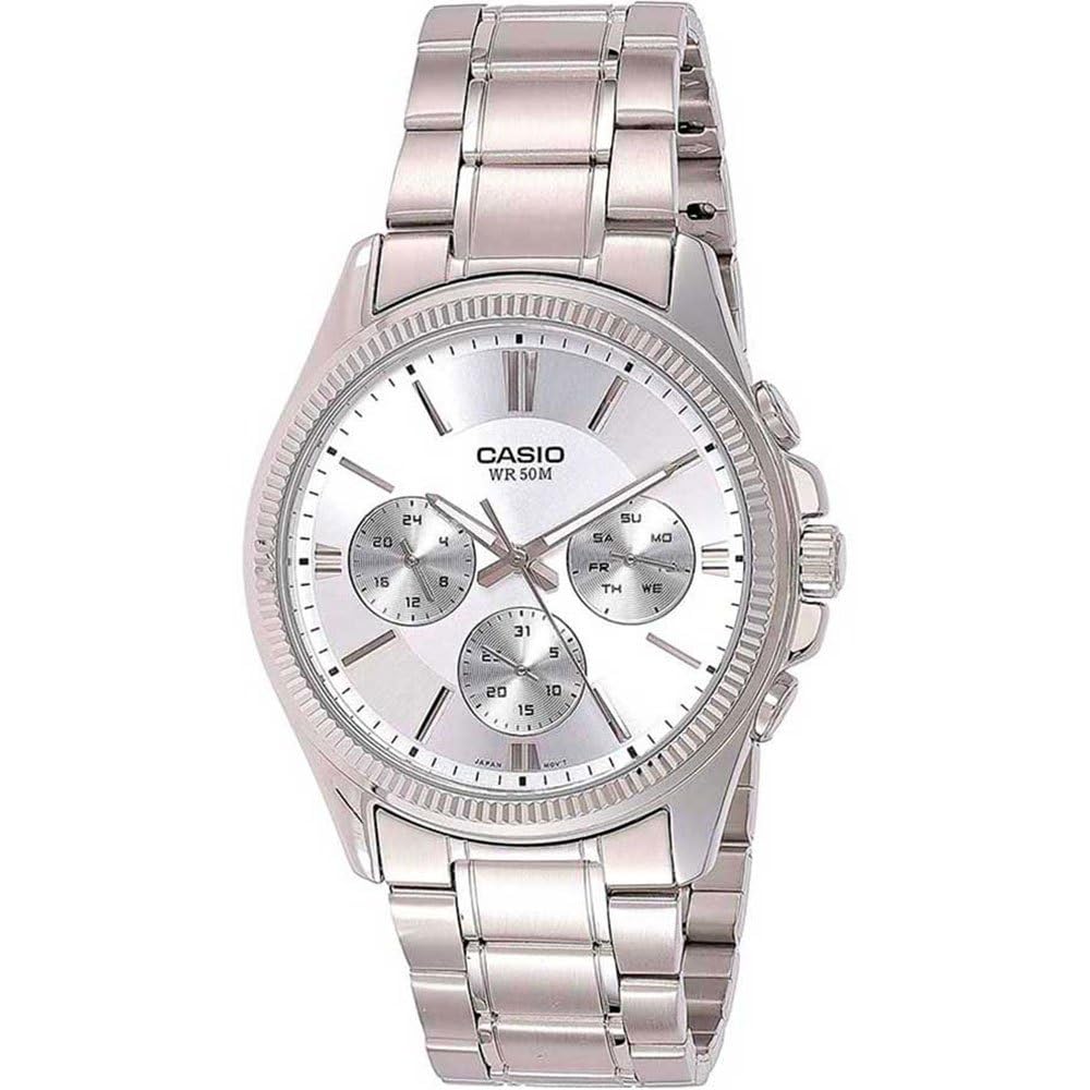 Casio Enticer Men Analog White Dial Mens Watch - MTP-1375D-7AVDF(A837) (B00GRRSWIC) Amazon Price History, Amazon Price Tracker